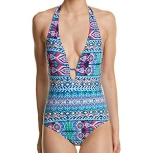 La Blanca Global Perspective Halter One Piece Swimsuit Women’s Medium